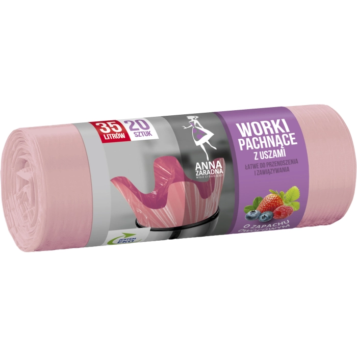 Пакеты Anna Zaradna для мусора с ушками 35 л 20 шт.