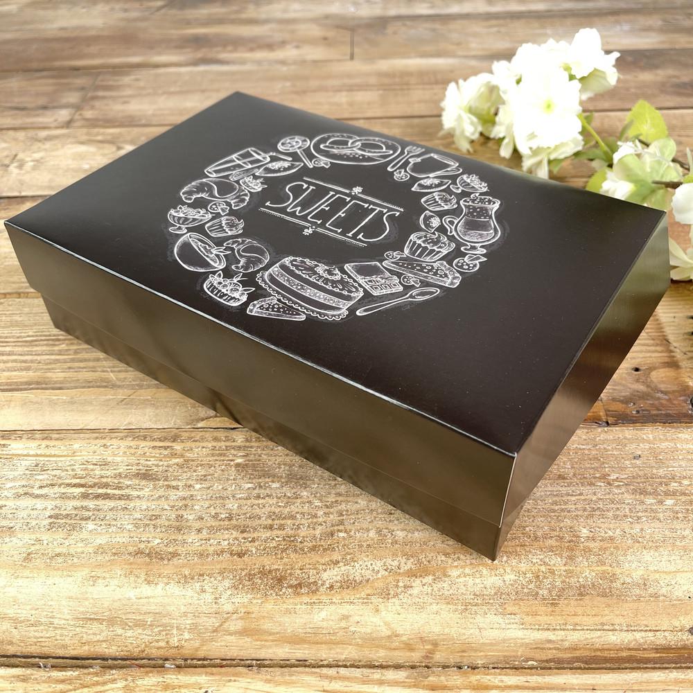Коробка для сладкого Черный (4770-6)
