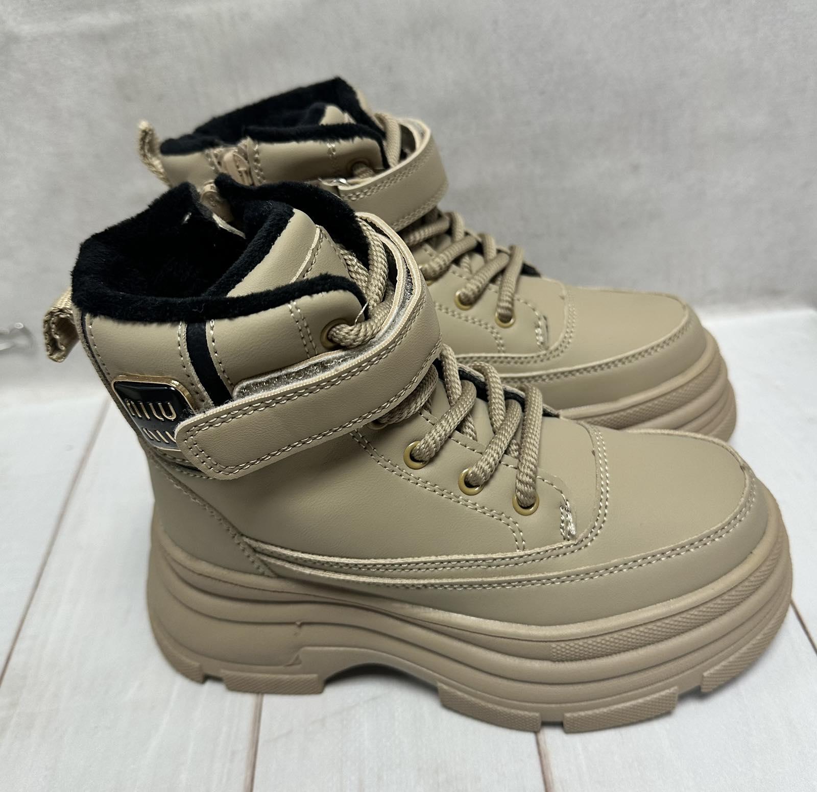 Черевики дитячі Clibee підліткові на овчині р. 32/21 см Бежевий - фото 5 Черевики дитячі Clibee підліткові на овчині р. 32/21 см Бежевий - фото 5