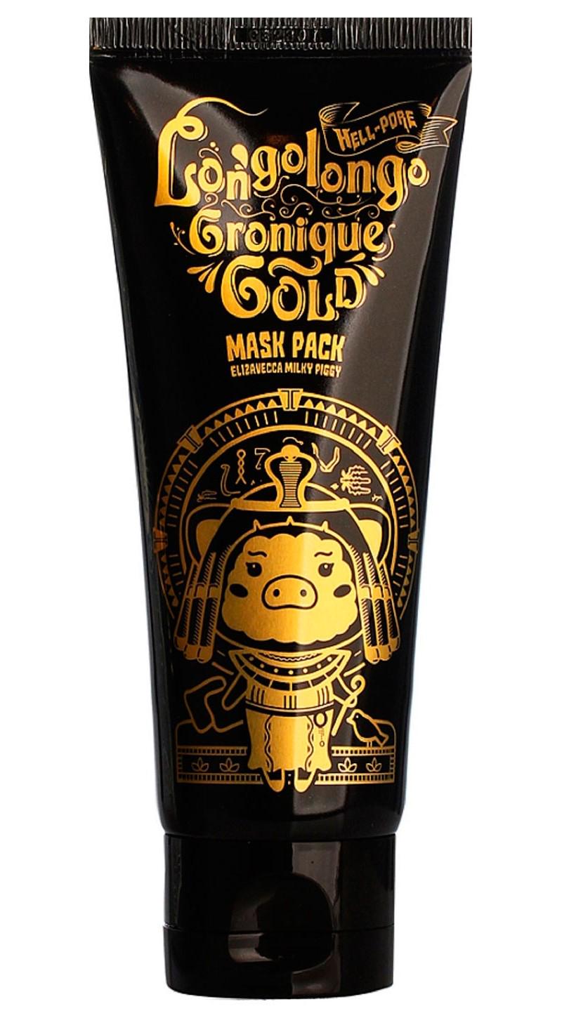 Маска-пленка с золотом Elizavecca Milky Piggy Hell-Pore Longolongo Gronique Gold Mask Pack 100 мл