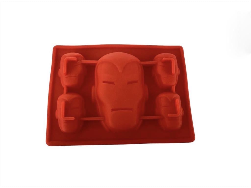 Силіконова форма для випічки/льоду/шоколаду Iron Man 3D (1716279807)