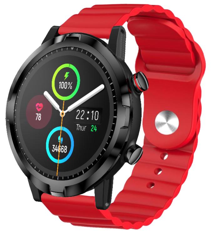 Ремешок Wave для Haylou Smart Watch RT LS05S 22 мм Red (23209-2D)