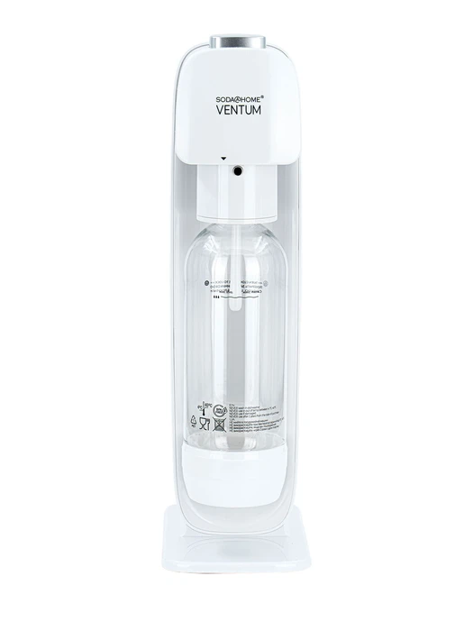 Сифон для газирования воды и напитков SODA@HOME VENTUM White с баллоном СО2