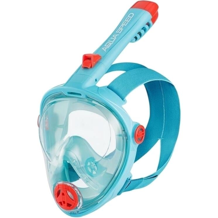 Маска для плавания полнолицевая детская Aqua Speed SPECTRA 2.0 KID S Бирюзово-красный (248-02) Маска для плавания полнолицевая детская Aqua Speed SPECTRA 2.0 KID S Бирюзово-красный (248-02)