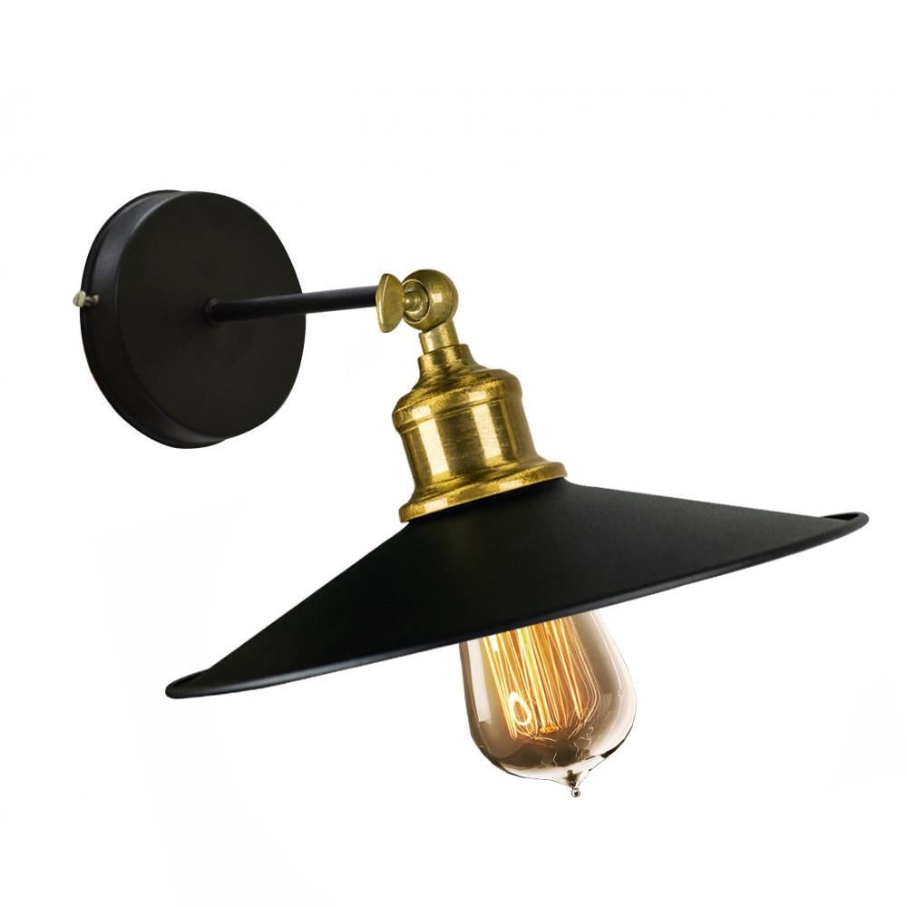 Бра MSK ELECTRIC Brooklyn в стилі лофт під лампу Е27 Чорний (NL 117-260-1)