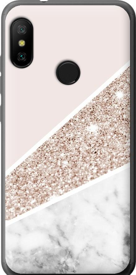 Чехол на Xiaomi Mi A2 Lite Пастельный мрамор (4342u-1522-42517)