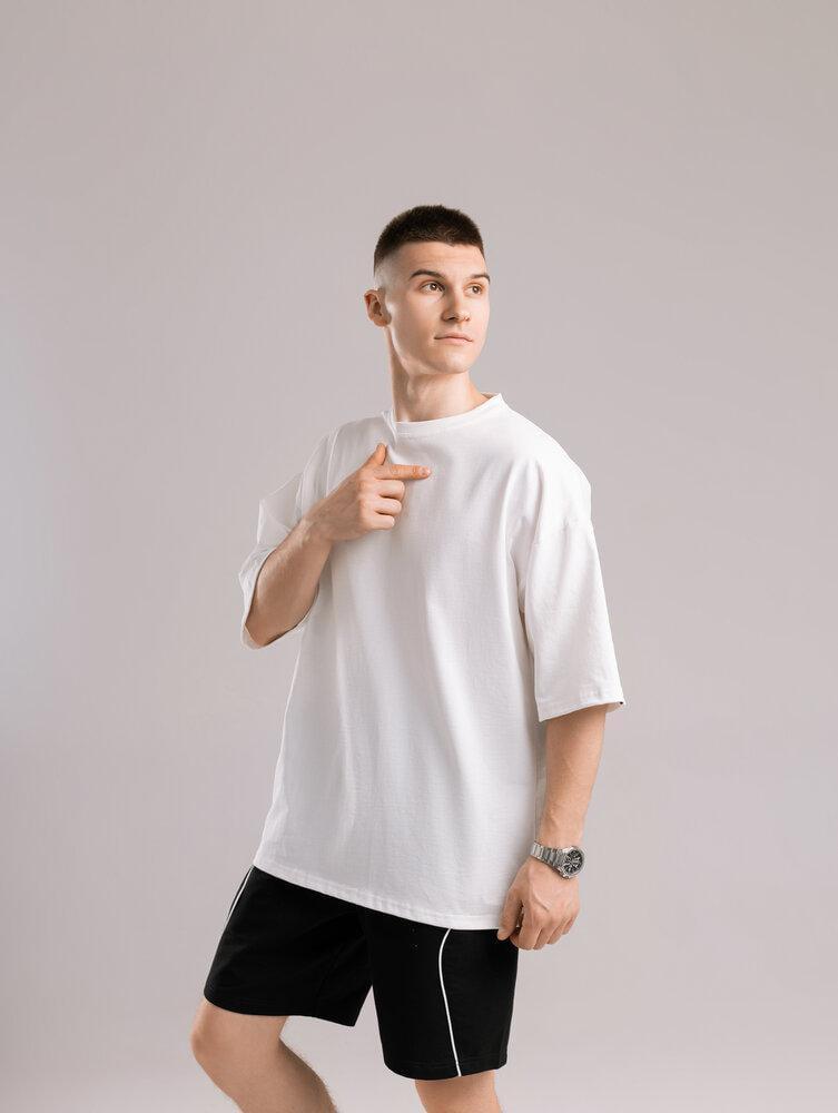 Футболка Pobedov Nude 3XL Молочный (2662022474) - фото 3 Футболка Pobedov Nude 3XL Молочный (2662022474) - фото 3