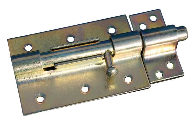 Шпінгалет круглий ГОСПОДАР оцинкований 135х75 мм (92-0244) Шпінгалет круглий ГОСПОДАР оцинкований 135х75 мм (92-0244)