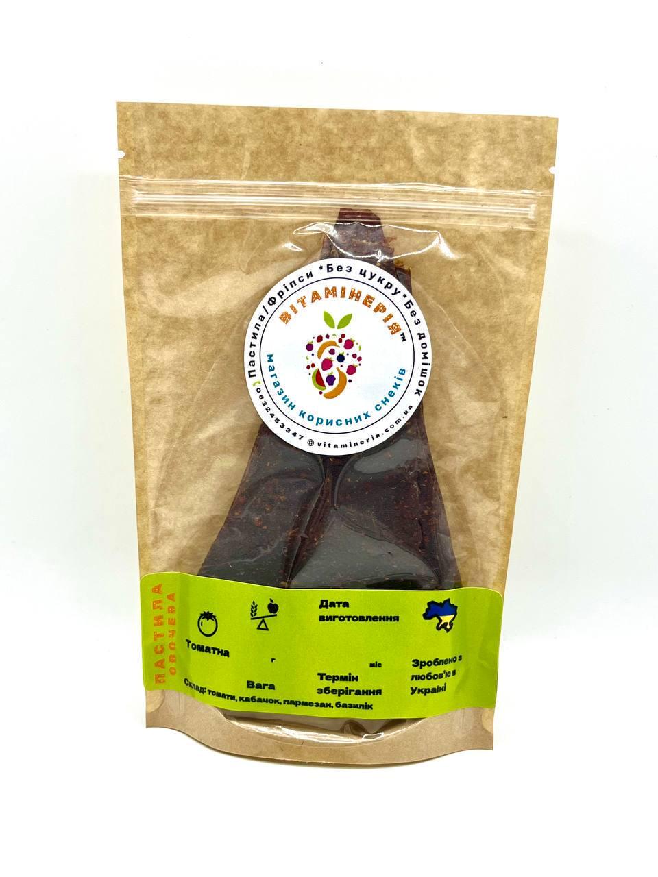 Пастила Вітамінерія томатная с базиликом и пармезаном 100 г (31940217)