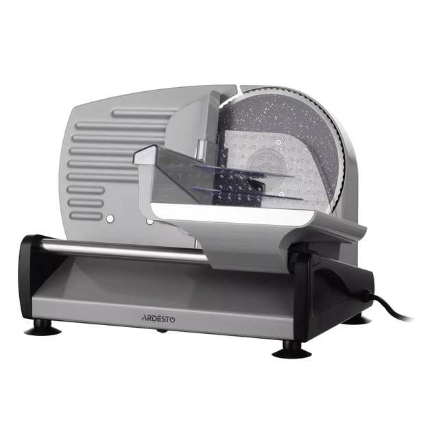 Слайсер-ломтерізка електричний Resto D-250S нержавіюча сталь з керамічним покриттям 190 мм 250 Вт (ML-04398) - фото 4