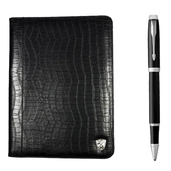 Комплект ручка-роллер Parker IM 17 и папка кожаная Tonino Lamborghini (47324735)