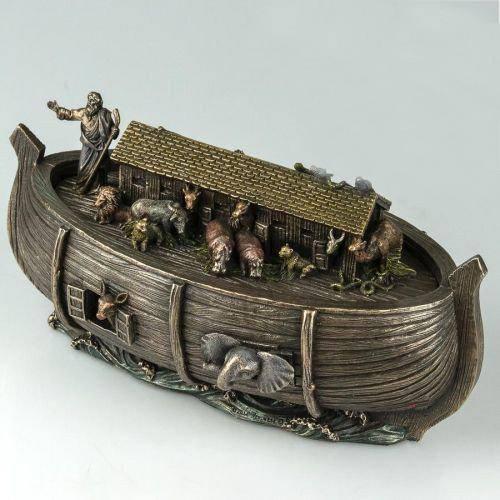 Статуэтка-шкатулка Veronese Ноев ковчег 25х13 см (76675A4)