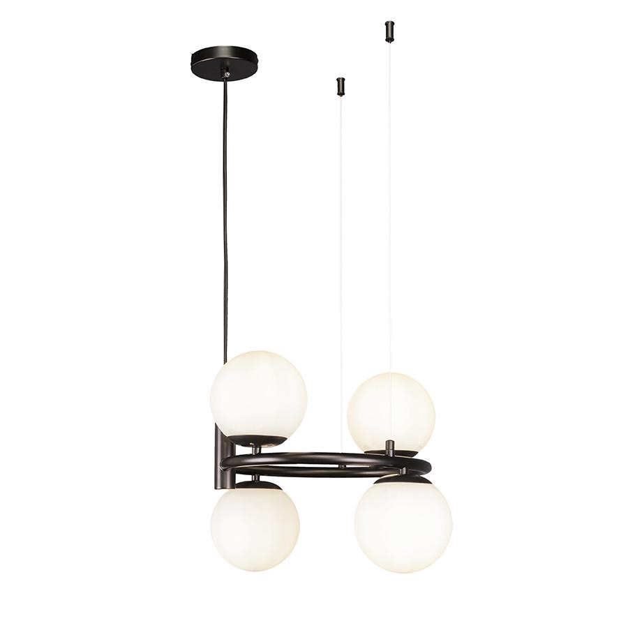 Люстра 7521011-4 BK+WH Черный/Белый (LVS5130) - фото 2