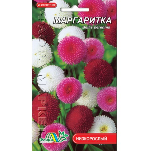 Семена Маргаритки смесь многолетник низкорослый 0,05 г (26095) Семена Маргаритки смесь многолетник низкорослый 0,05 г (26095)