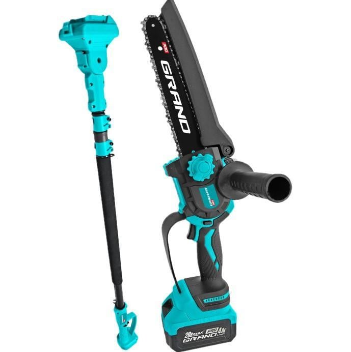 Електропила акумуляторна Grand АПЦ-20V/М8 - 4 з телескопічною штангою 2 акумулятори/кейс/зарядне (2882454362)