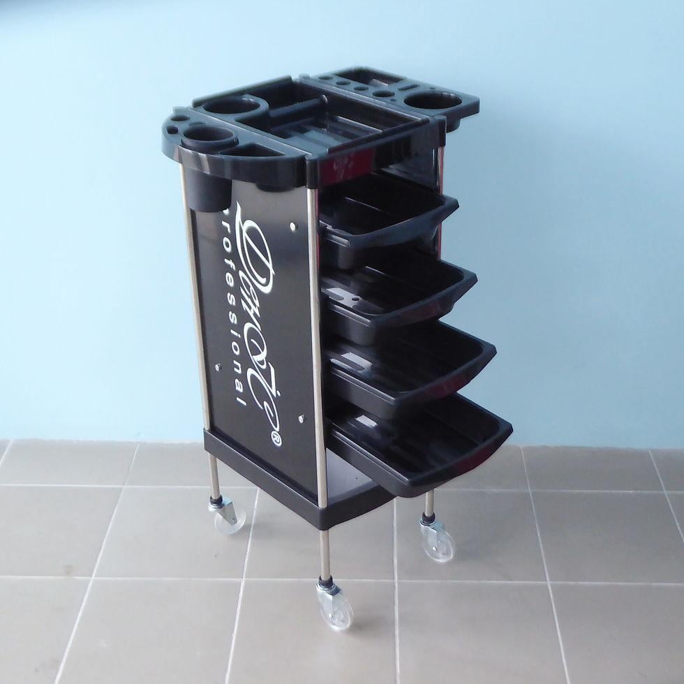 Візок перукарський під'їздне місце майстра ДенІС professional "Чебурашка +" Червоний (1453070717) - фото 7