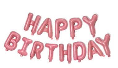 Набір надувних кульок Happy Birthday Powder 5958 13 пр. Пудровий (4259125) - фото 2