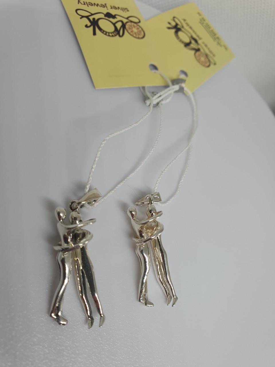 Срібна підвіска Пара закоханих (26943012) - фото 4