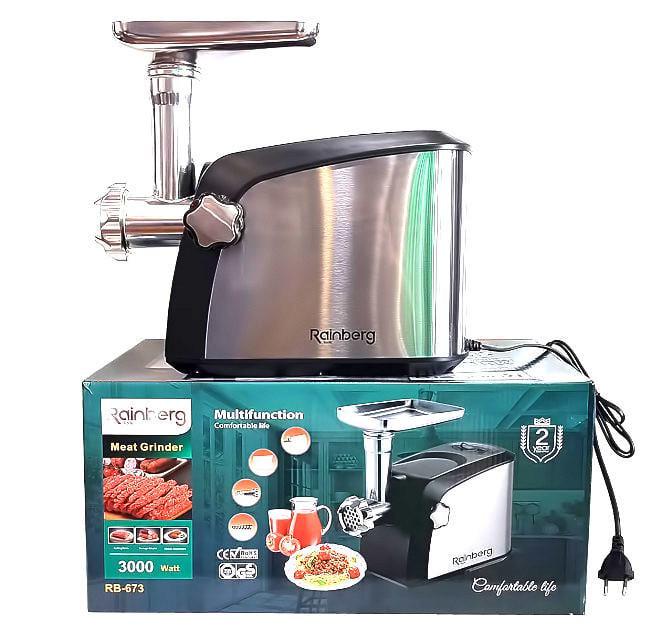 Мясорубка электрическая для томатного сока Rainberg RB-673A 3800W (2588242694) - фото 6 Мясорубка электрическая для томатного сока Rainberg RB-673A 3800W (2588242694) - фото 6