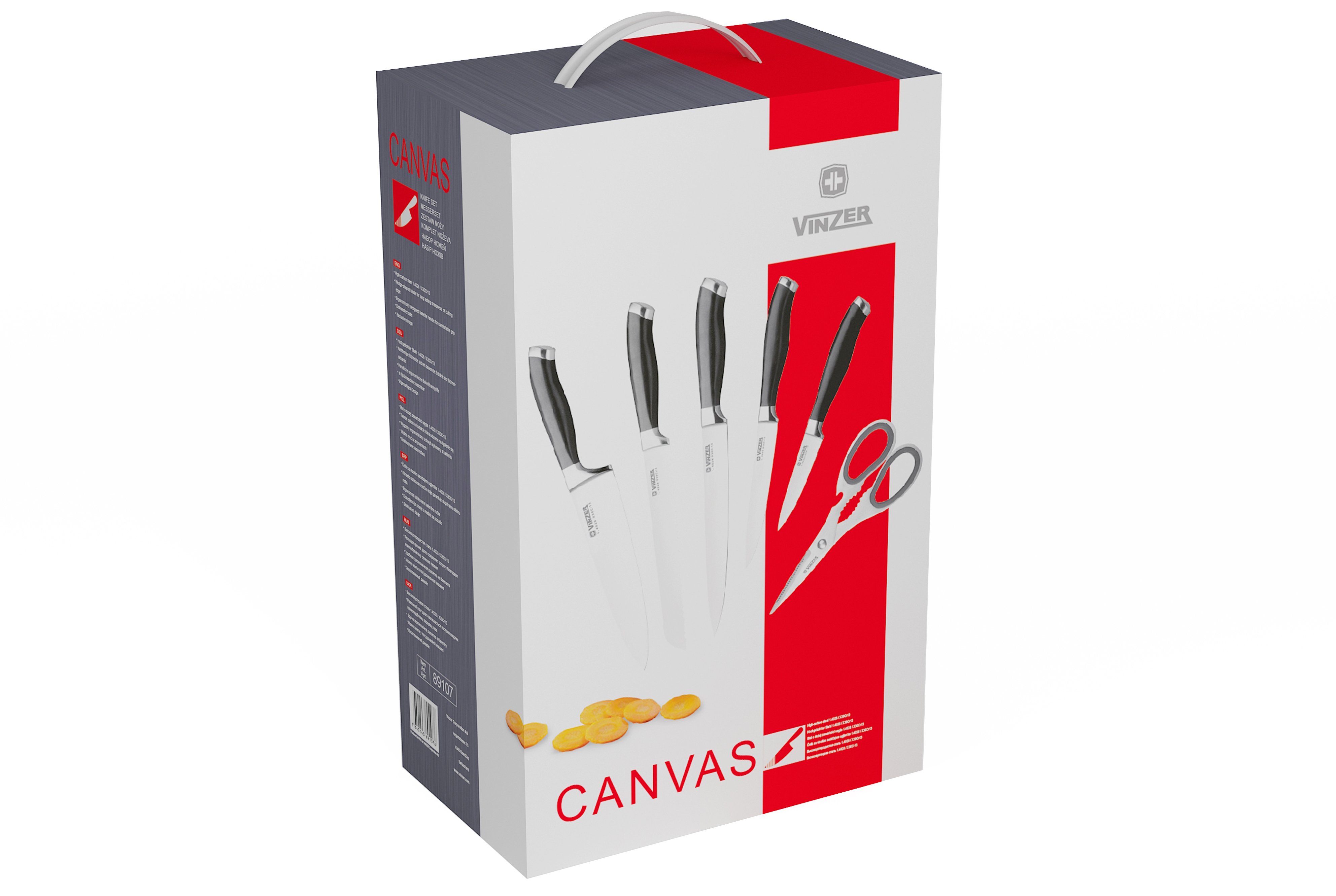 Набор ножей Vinzer 89107 Canvas 7 пр. (8094) - фото 6 Набор ножей Vinzer 89107 Canvas 7 пр. (8094) - фото 6