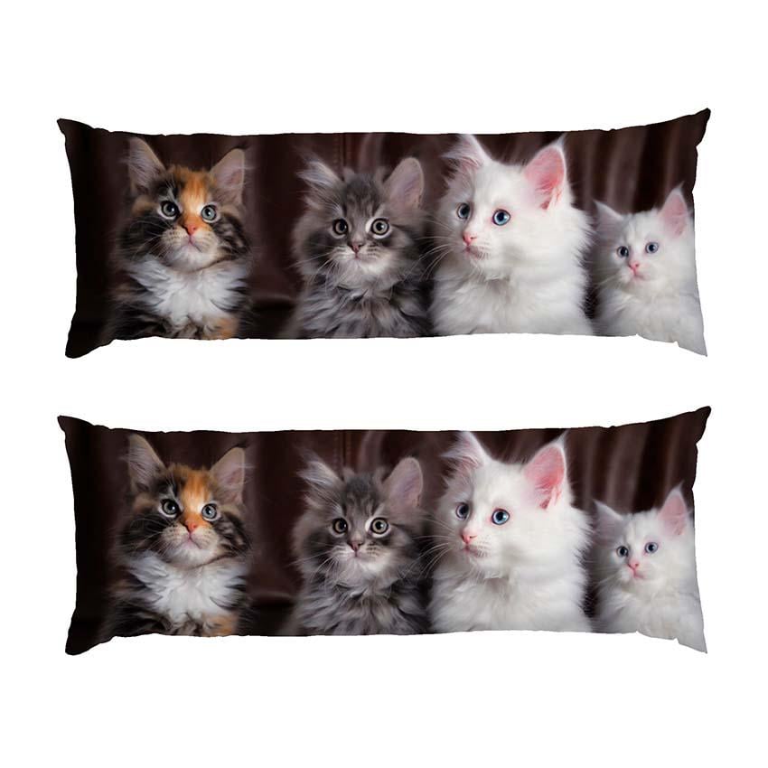 Подушка дакимакура Лучшие друзья Kittens габардин 120х40 см (113569-1)