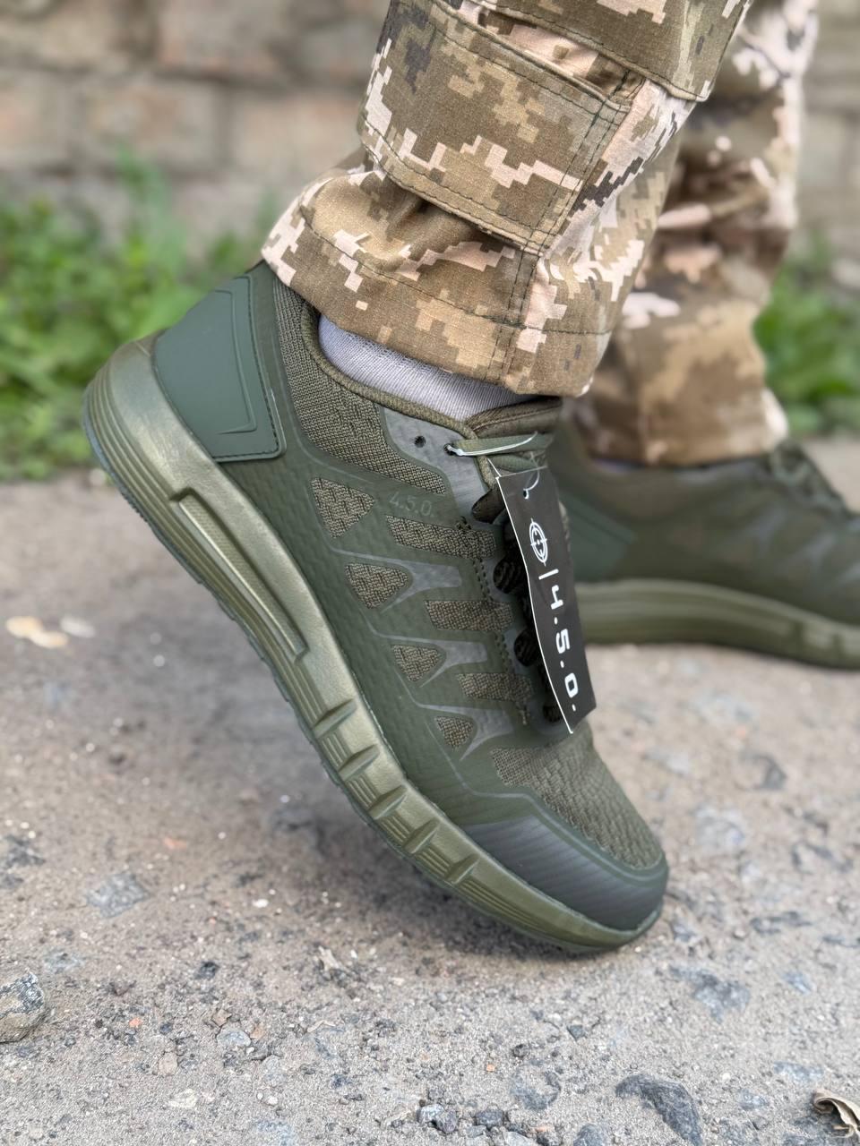 Кросівки літні 4.5.0. р. 45 Олива (0946-45) - фото 5