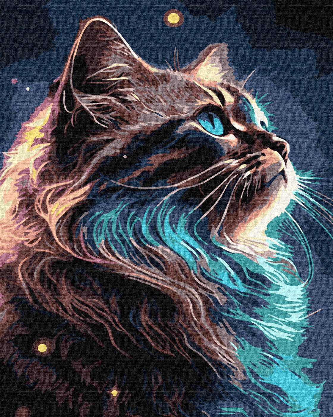 Картина за номерами Ідейка Магія космосу 40x50 см (Id-KHO6549)