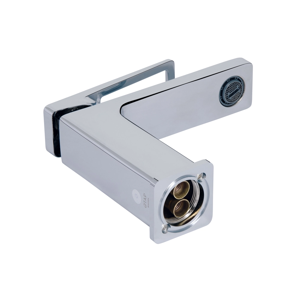 Змішувач для раковини низький Qtap Gemini Loop Chrome (k35) - фото 3