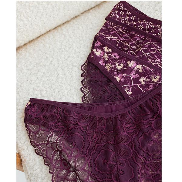 Женские трусики Nicoletta бразилиана L 5 шт. Разноцветный (9636) - фото 2 Женские трусики Nicoletta бразилиана L 5 шт. Разноцветный (9636) - фото 2