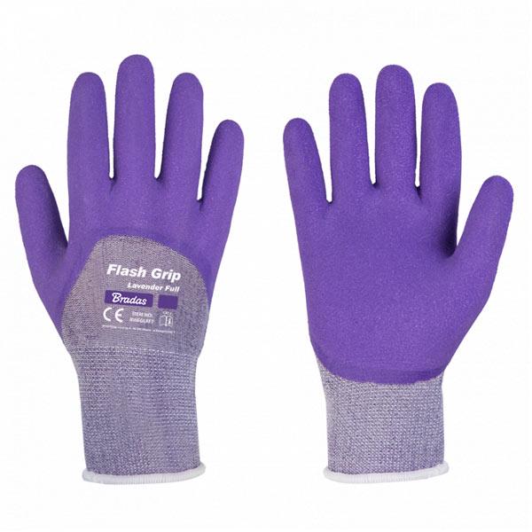 Перчатки защитные Bradas Flash Grip Lavender Full р. 6 (RWFGLRF6) - фото 1