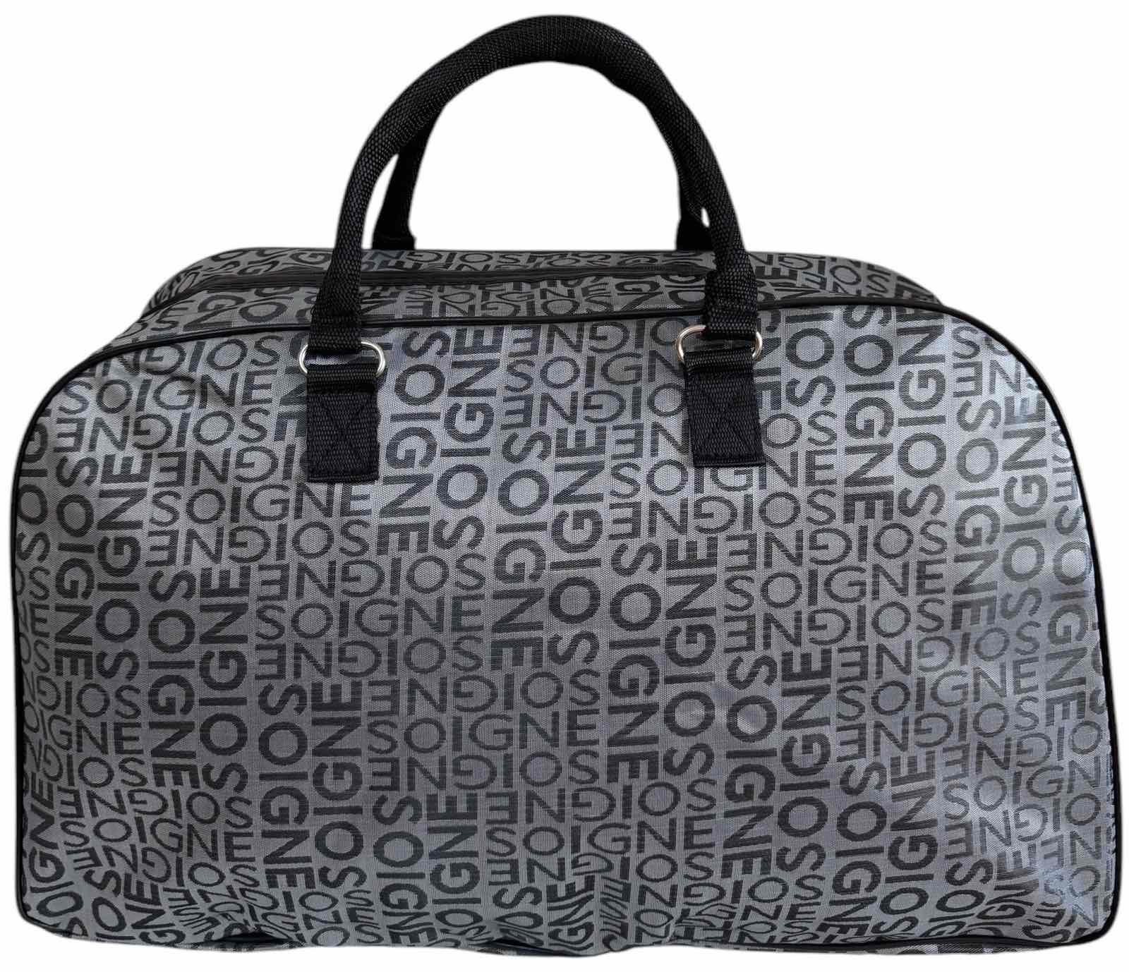 Сумка дорожная большая с длинным ремнем через плечо и боковыми карманами Серый (241199G) - фото 3 Сумка дорожная большая с длинным ремнем через плечо и боковыми карманами Серый (241199G) - фото 3