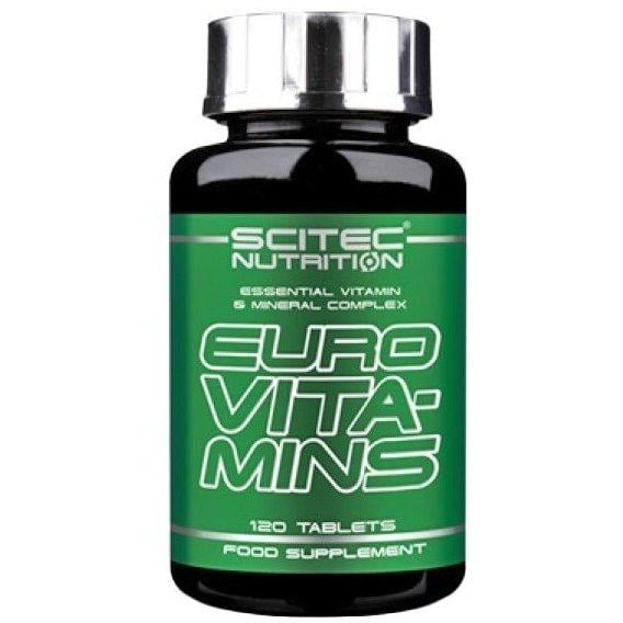 Мультивітаміни для спорту Scitec Nutrition Euro Vita-Mins 120 Tabs