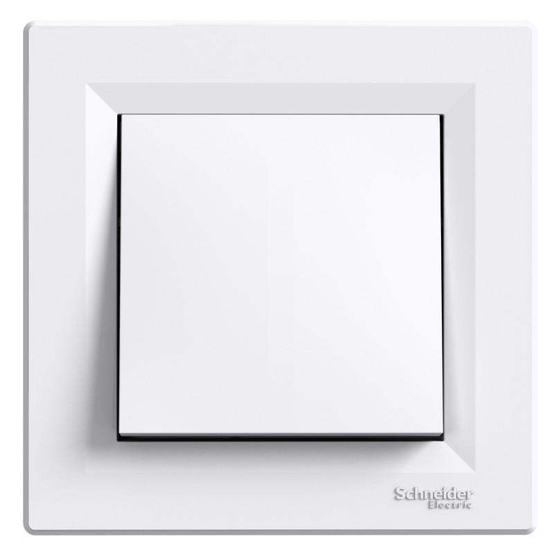 Выключатель кнопочный Schneider Electric Asfora с рамкой с винтовым зажимом ABS Белый (EPH0800321) Выключатель кнопочный Schneider Electric Asfora с рамкой с винтовым зажимом ABS Белый (EPH0800321)