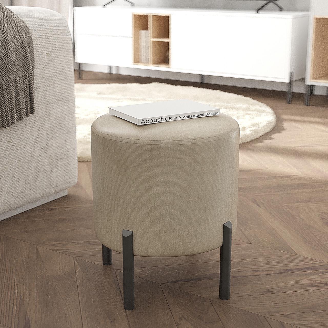 Пуф Ларго на ніжках 430х350 мм Бежевий (28575374)