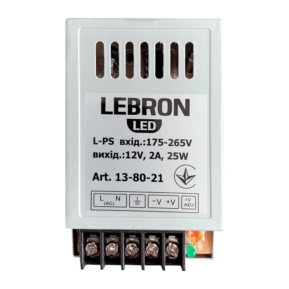 Блок питания Lebron L-PS 12V 5A 60W для светодиодной ленты