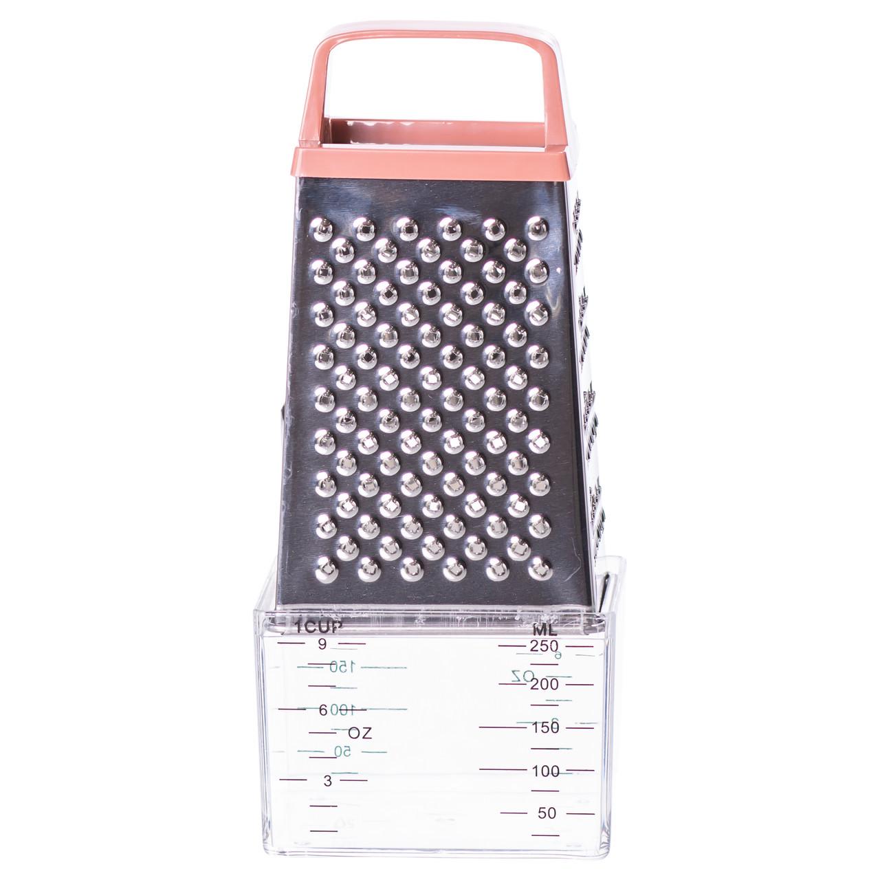 Терка ручная для овощей и фруктов с контейнером HP-8-1 250 мл (A-034731) - фото 3 Терка ручная для овощей и фруктов с контейнером HP-8-1 250 мл (A-034731) - фото 3