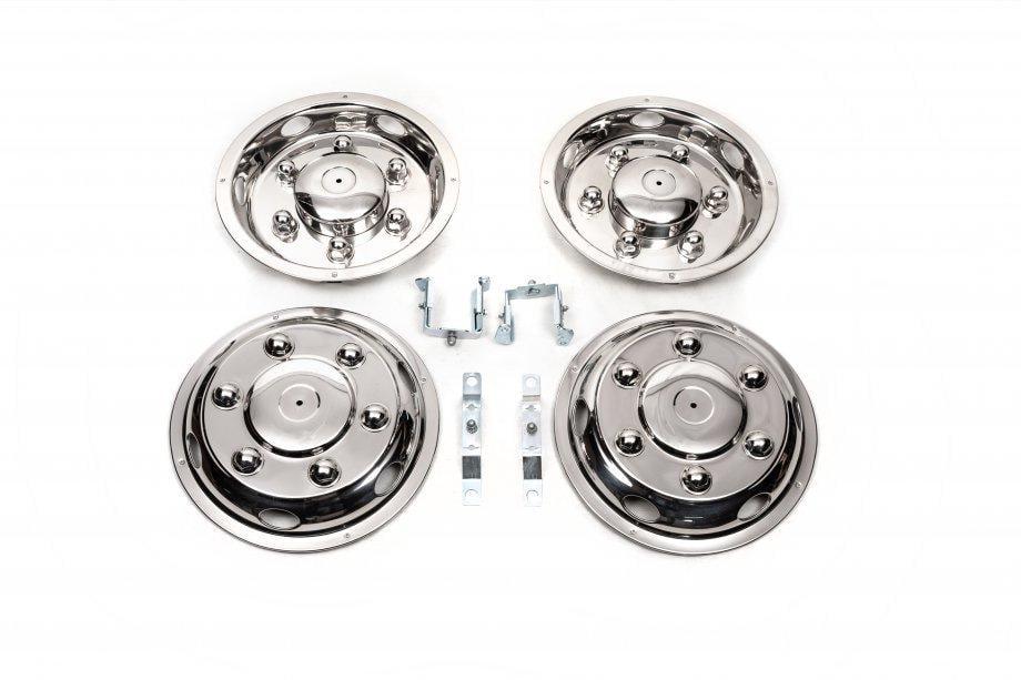 Колпаки из нержавейки Эксклюзив V2 Cagatay для Mercedes Sprinter W907/W910 2018- гг. нержавеющая сталь Хром