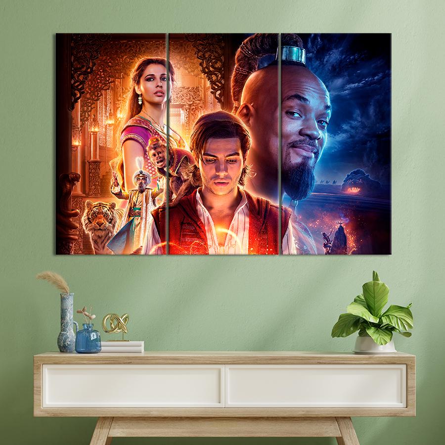 Настінний декор Східна казка - фільм Аладдін 128x81 см (A19-3)