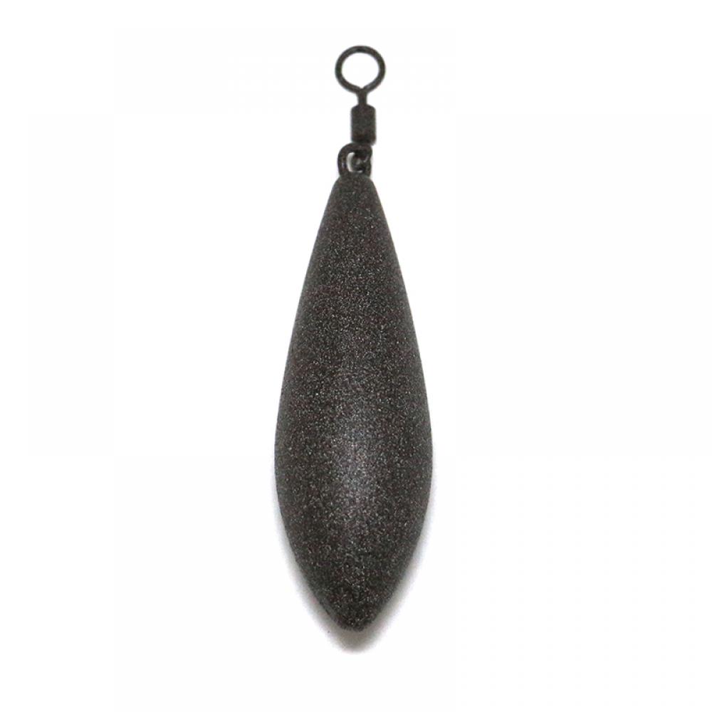 Грузило с вертлюгом 3KBaits Bullet 80 г Коричневый (3KB1465)