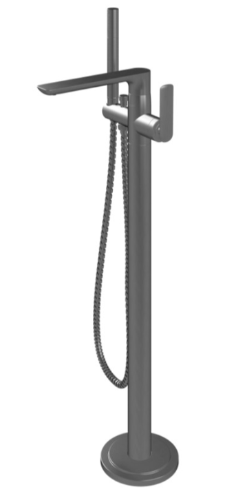 Смеситель для ванной KOHLMAN EXPERIENCE напольный Graphite (2810372870)