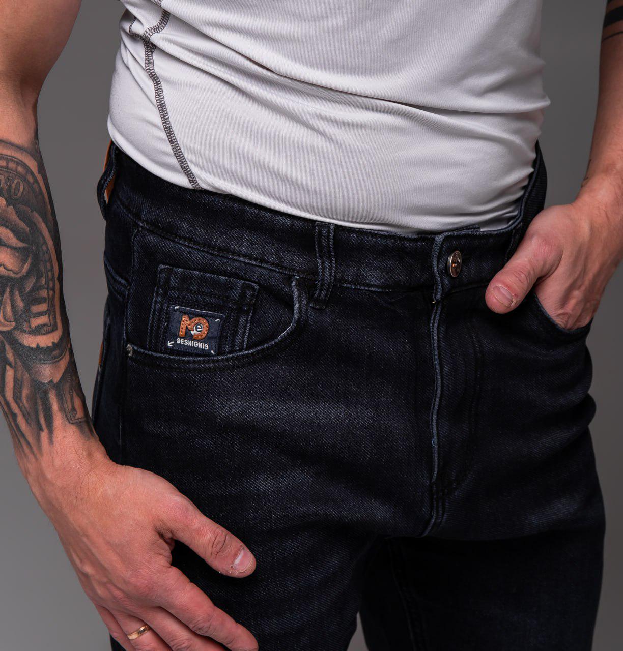 Джинсы мужские зимние BJ 2436 на флисе утепленные р. 30 Темно-серый (2436/1) - фото 7 Джинсы мужские зимние BJ 2436 на флисе утепленные р. 30 Темно-серый (2436/1) - фото 7