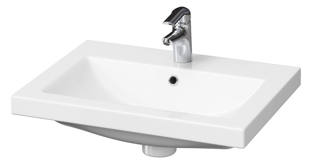 Тумба для ванной комнаты напольная Milleau Альфа 60 с умывальником Комо 60 см Графитовый (30632089) - фото 4 Тумба для ванной комнаты напольная Milleau Альфа 60 с умывальником Комо 60 см Графитовый (30632089) - фото 4