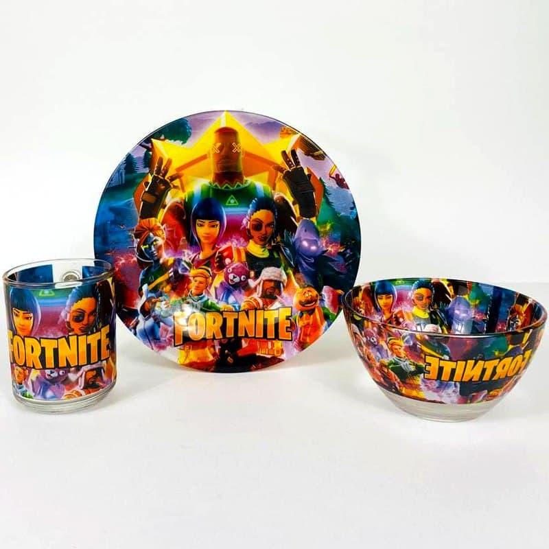 Набір дитячого скляного посуду Fortnite (472875-Prob)