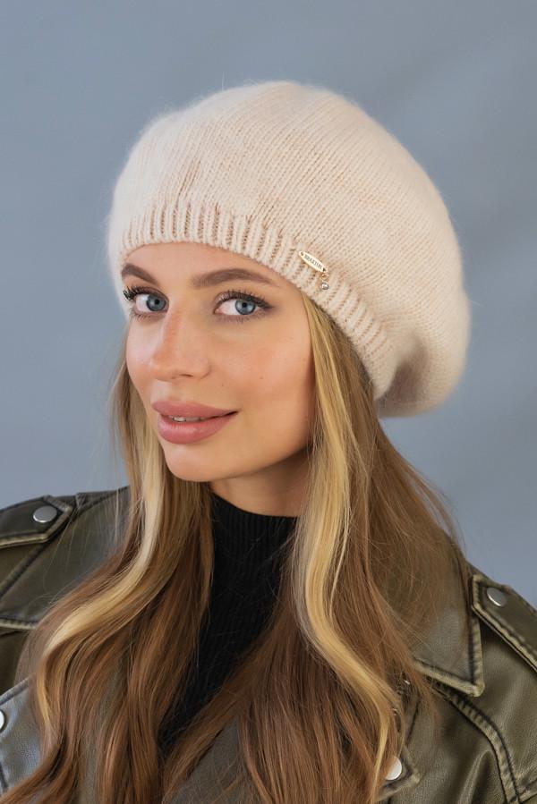 Берет на подкладке Braxton Рывка женская Кремовый (7240)