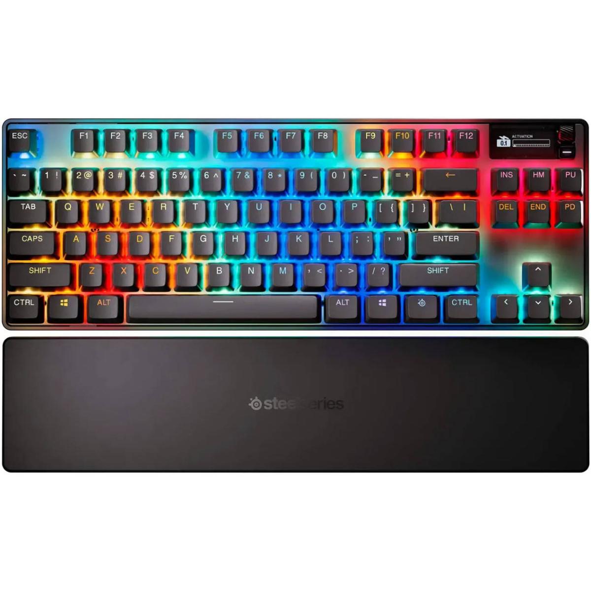 Клавіатура ігрова оптична SteelSeries Apex Pro TKL WL Gen 3 UA HyperMagnetic OmniPoint 2.0 OLED Black (64871) Клавіатура ігрова оптична SteelSeries Apex Pro TKL WL Gen 3 UA HyperMagnetic OmniPoint 2.0 OLED Black (64871)