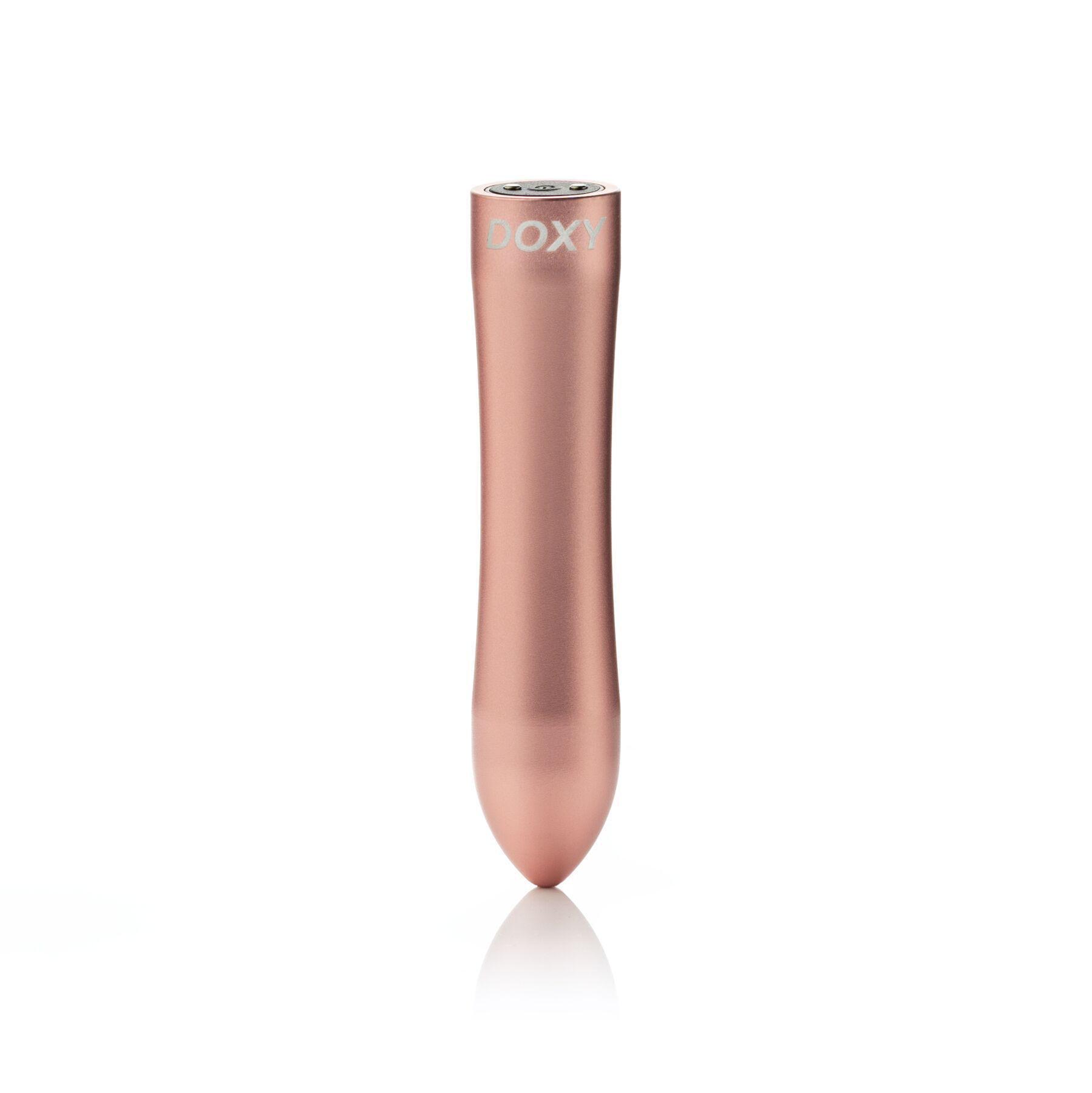 Виброшар Doxy в металлическом кейсе/ультрагладенький/7 режимов Rose Gold (SO8028)