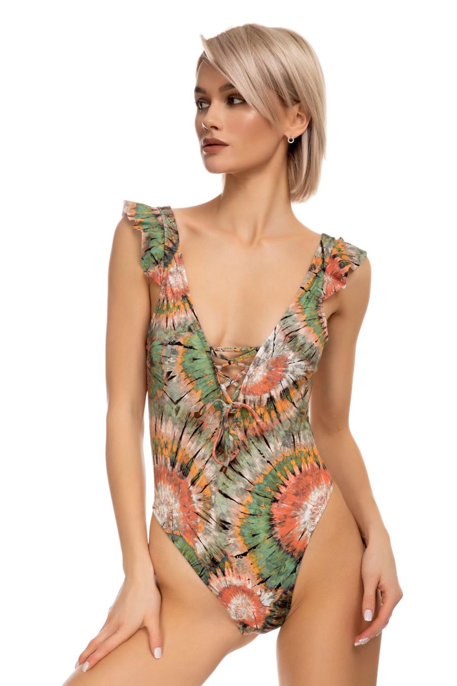 Купальник злитий з ущільненою чашкою Lida 42B/S Квітковий (One color/61598)