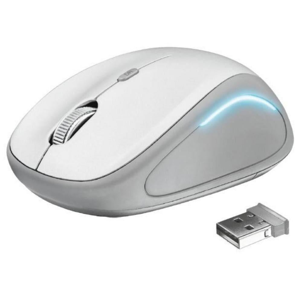 Мышь Trust Yvi FX wireless Mouse White (22335)