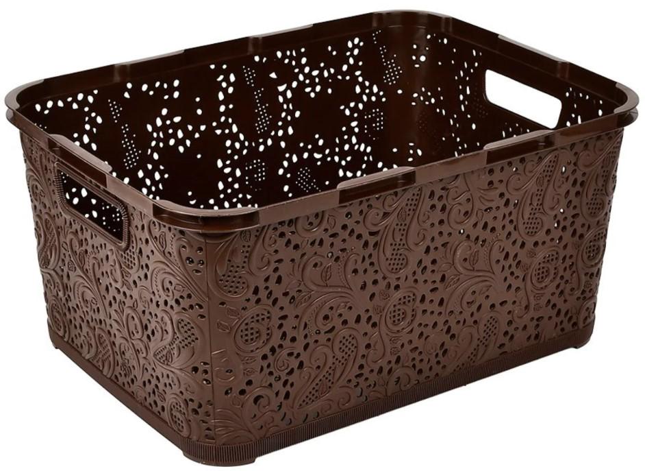 Корзина-плетенка Ажур 12 л 29,5х40х12,5 см (PB-577)