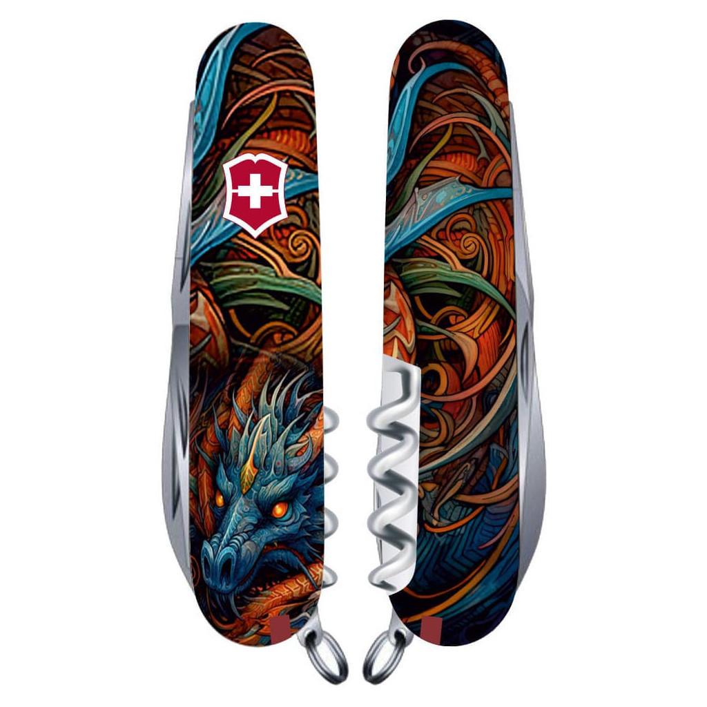 Нож складной Victorinox Climber Zodiac Сапфировый дракон (m344085)